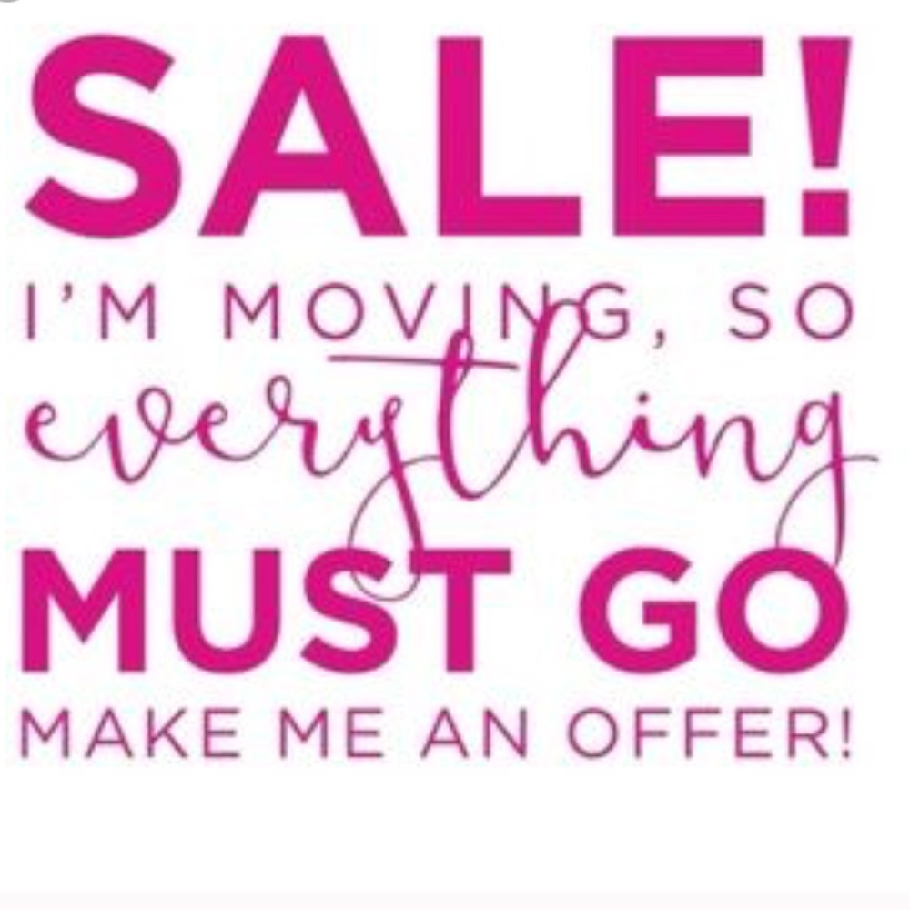 Moving sale!